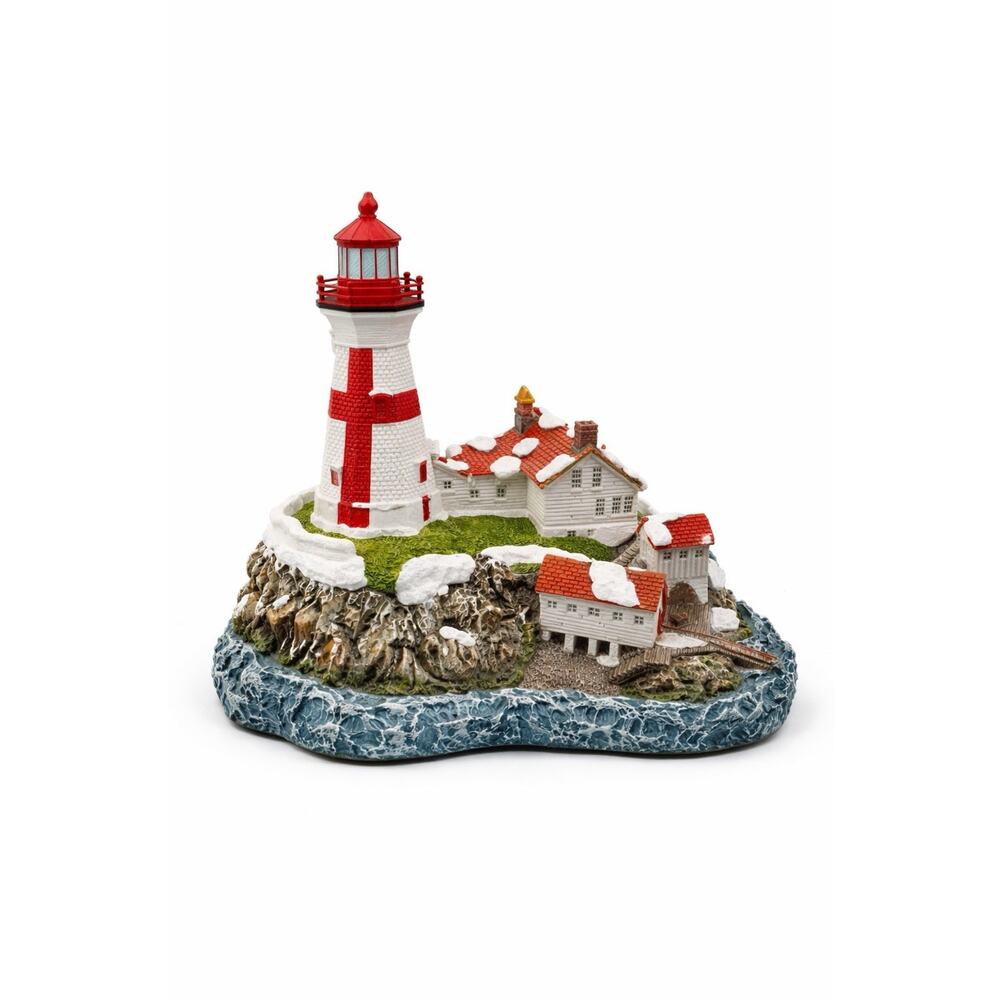 Harbour Lights East Quoddy Light Canada 1999 Christmas #708 Lighthouse